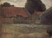 Piet Mondrian Farmhouse oil painting